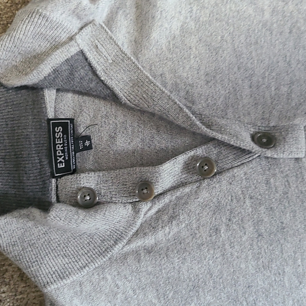 Express Quarter Button Sweater - image 2